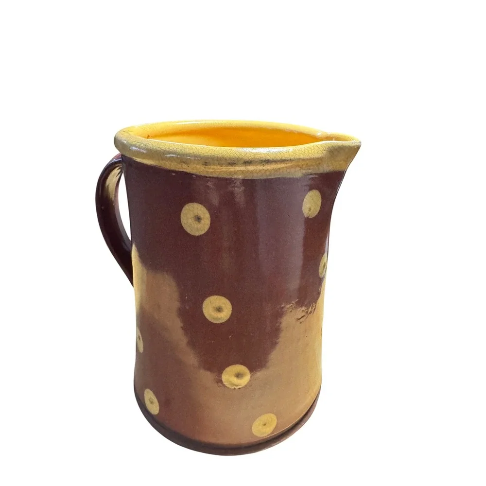 Eric Anderson Slipware Pitcher Count Your Blessings Each and everyday RARE 1997